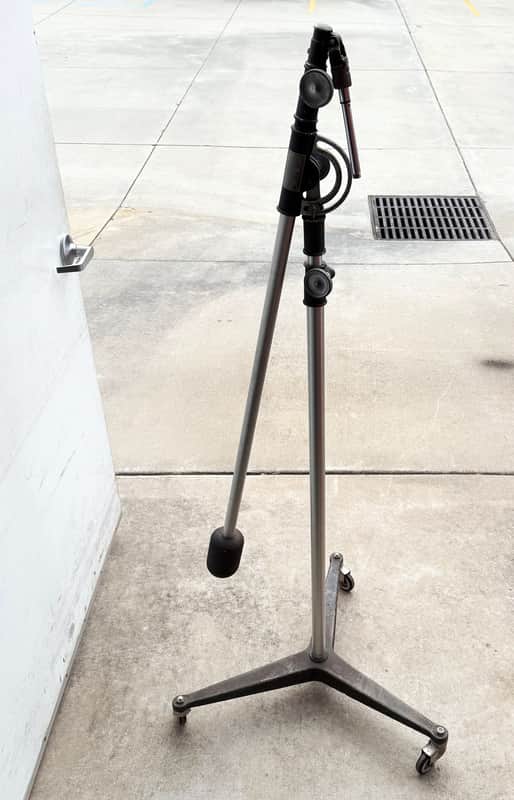 Vintage starbird / RCA 180 Graybar mic microphone stand Nashville location Neumann AKG image 1