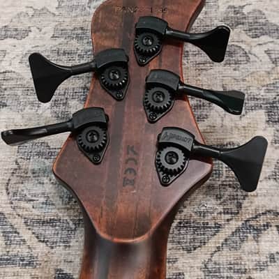 Mayones Patriot MR 5 Fretless - antique brown image 18