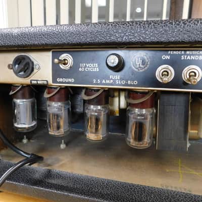 Fender Showman Head - Tremolo 1965 - Black image 6