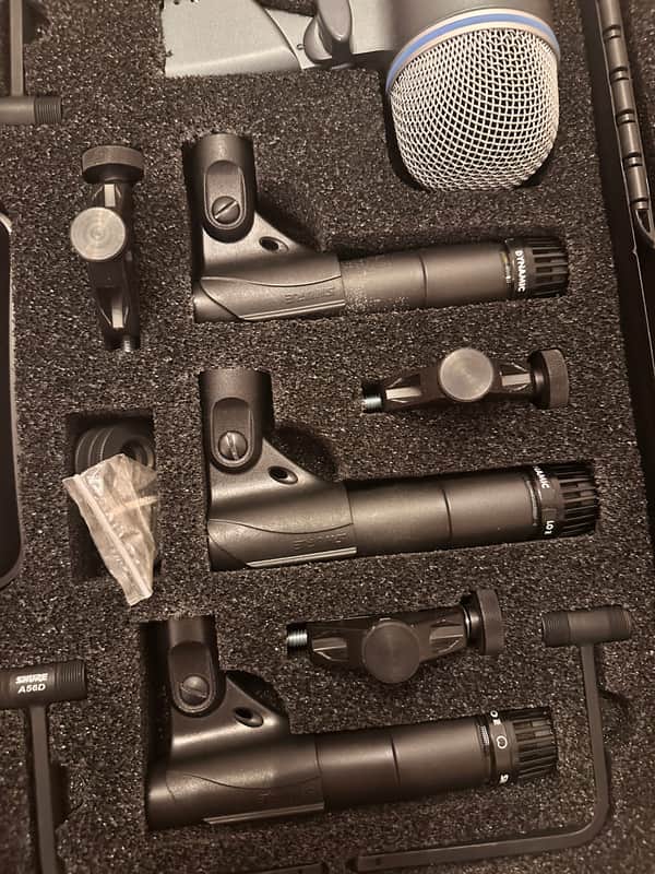 Shure DMK57-52 Drum Microphone Kit 2004 - Present - Black image 1