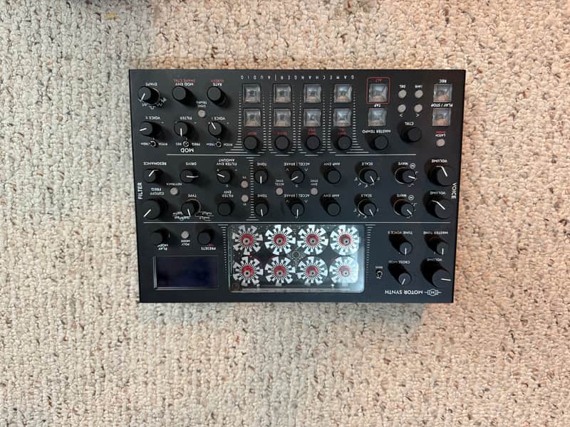 Gamechanger Audio Motor Synth Electro-Mechanical Desktop Synthesizer 2020 - 2022 - Black image 1