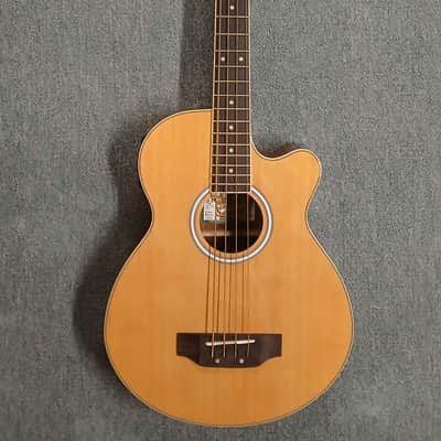 Oscar Schmidt OB100-N Acoustic/Electric Bass - Natural image 1