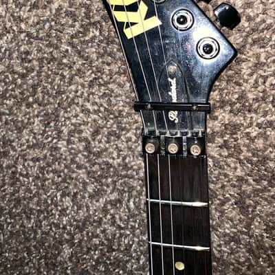Kramer Proaxe standard electric guitar signed by Dave mustaine and megadeth hard shell case 1990's image 3