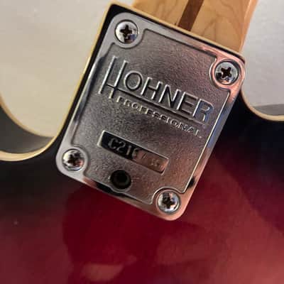 Hohner Professional Te Custom 80s - sunburst Telecaster EMG image 3