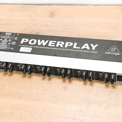 Behringer POWERPLAY HA6000 6-CH Headphone Mixing/Distribution Amplifier CG012G5 image 6