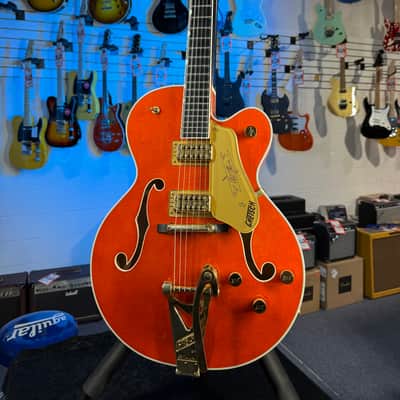 USED Gretsch G6120T Chet Atkins - Orange Stain, w Gretsch Case, Free Ship, Clean image 2