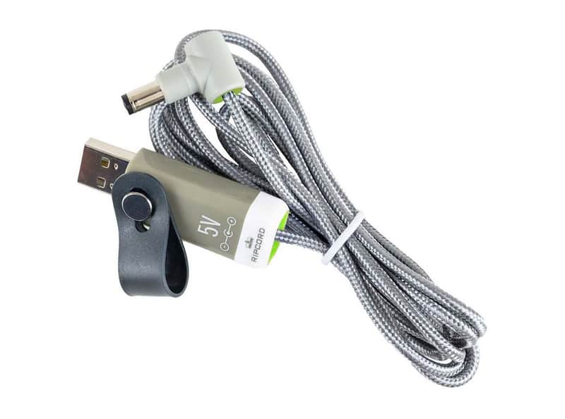 myVolts Ripcord USB to DC Power Cable - 5V (Center Positive, 1.3mm Tip) image 1