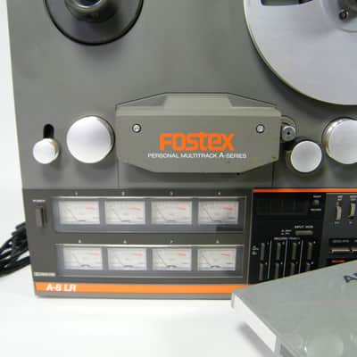 Fostex A8-LR 8 Track 1/4 Inch Tape Machine; 15 IPS w/ Snake, NOS 457 Reels & Anvil Case 1980's image 2