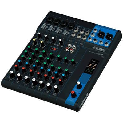 Yamaha MG10 10-Input 10-Channel XLR Output Stereo Mixer w Phantom Power image 3