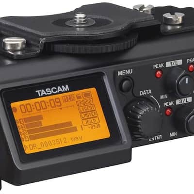 Tascam DR-70D 4-Track Portable Audio Recorder for DSLR Camera image 1