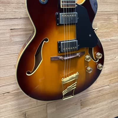 Ibanez AF120-BS Artstar Hollow Body Guitar- 2002 - Brown Sunburst- 6lbs 8oz w/Roadrunner hard case image 4