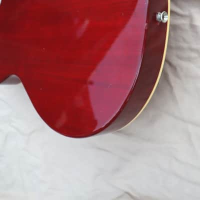 Left Handed BURNY Super Grade RLG-55 Cherry Sunburst 2003 China image 12
