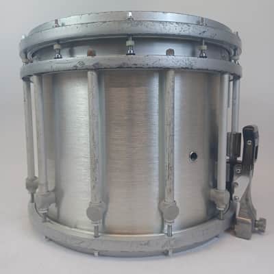 Yamaha 12x14"SFZ Brushed Chrome Marching Snare Drum Japan Die-Cast Rims 9214U image 5
