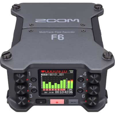 Zoom F6 6-Input / 14-Track Multitrack Field Recorder (Open Box) image 2