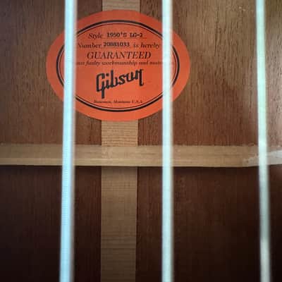 Gibson LG-2 50s Original Acoustic - Vintage Sunburst image 9
