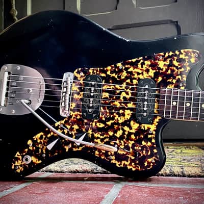 Waterslide Offset Black W/ Mojo UK Decosonic Pickups & Descendant Vibrato NEW (Authorized Dealer) image 3