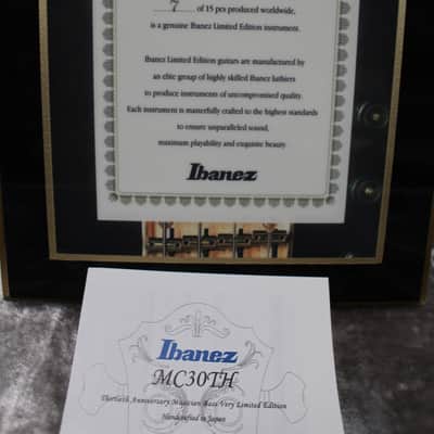 Ibanez Rare LTD ED MC30th Musician Bass, No 7 of only 15 Made in Japan W/OHSC image 2
