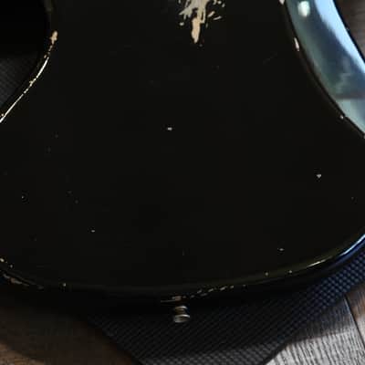 2020 Fender Custom Shop 1964 Jazz Bass Electric Bass Relic Black + COA OHSC image 17