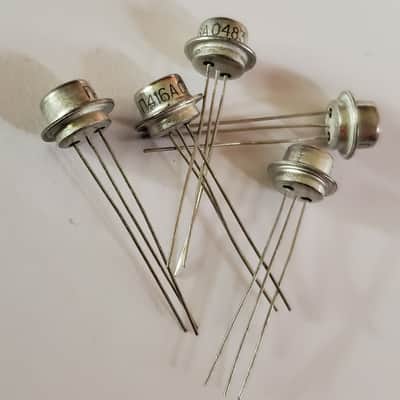 P416A Germanium Transistors PNP NOS 46hFE-57hFE (5 Pcs) image 2
