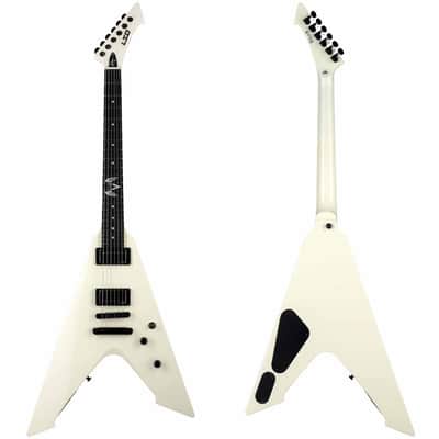 ESP LTD Vulture Olympic White James Hetfield Signature Electric Guitar image 1