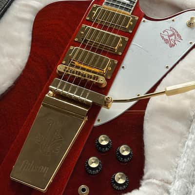 Gibson Firebird VII Cherry & Gold Hardware Excellent with Checklist & Case image 3