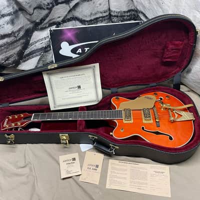 Gretsch G6122 Jr. 6122 Country Classic Junior Guitar with Case MIJ Japan 1999 Orange image 1