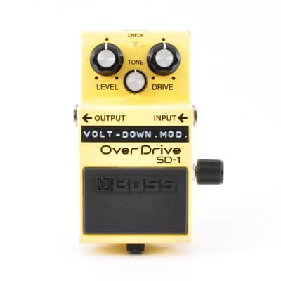 Boss SD-1 Modified Volt-Down 2.5-7.5V Fuzz Sound Super Overdrive Made In Taiwan 2003 Used From Japan #QR11954 image 8