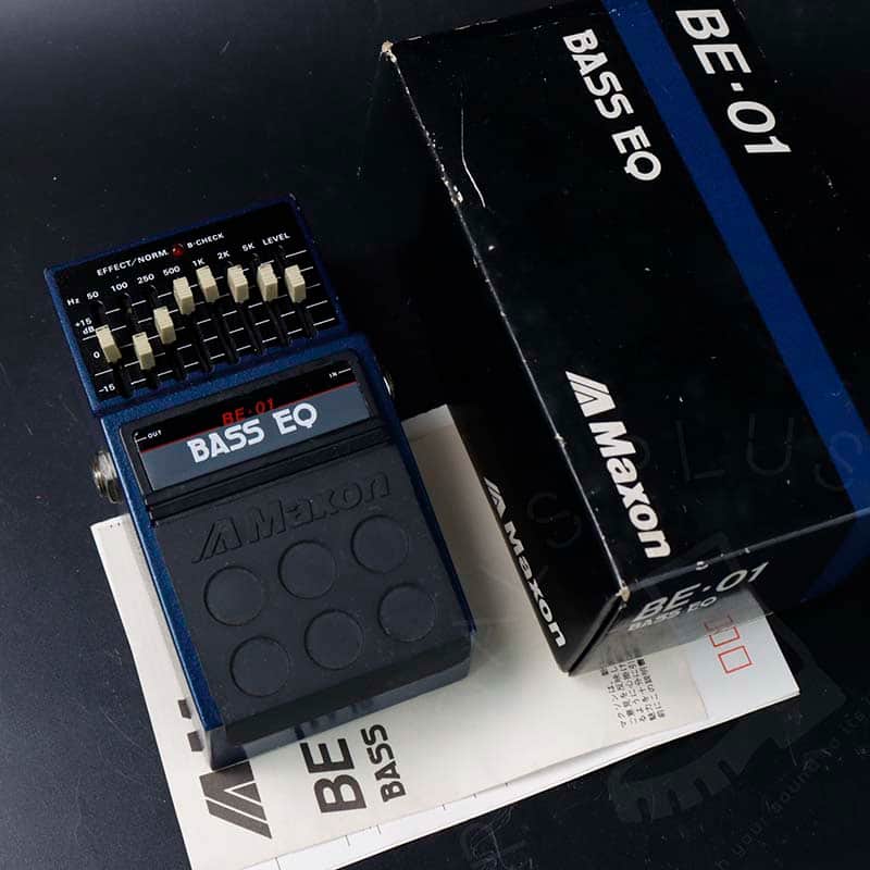 Maxon BASS EQ BE-01 80s w/ original box image 1