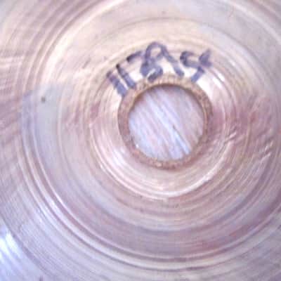 14" Zildjian A Hihat Cymbal, brilliant finish - Vintage 1950s image 2