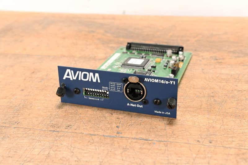 Aviom 16/o-Y1 A-Net Card for Yamaha Digital Products CG01T4E image 1