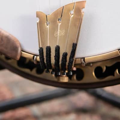 OME Banjos Gold Hill Vintage Alpha 5-String Resonator Banjo with Hardshell Case image 17