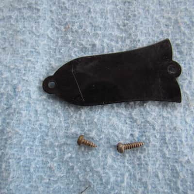 1950's Gibson Truss Rod Cover Fits Les Paul Jr J-45 & More Vintage Gibson Truss Rod Cover With Screws Cool! image 2
