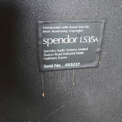 Spendor LS3/5A mid-80s (1984 ?) - Wood/brown image 3