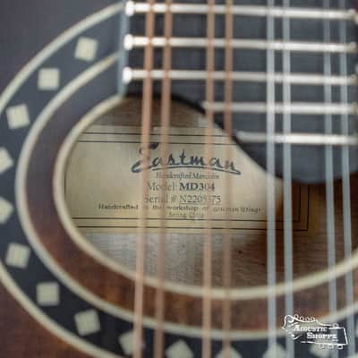 Eastman MD304 A-Style Oval Hole Mandolin #5375 image 2