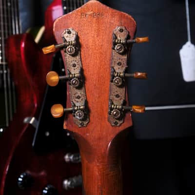 1938 Recording King Model M-2 / 1136 Sunburst Made by Gibson w/ Hard Case (Good) *Free Shipping* image 8