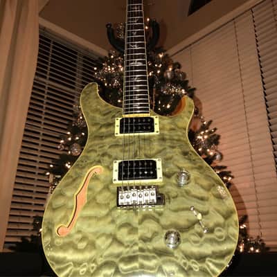 PRS SE Custom 22 Semi-Hollow Green image 2
