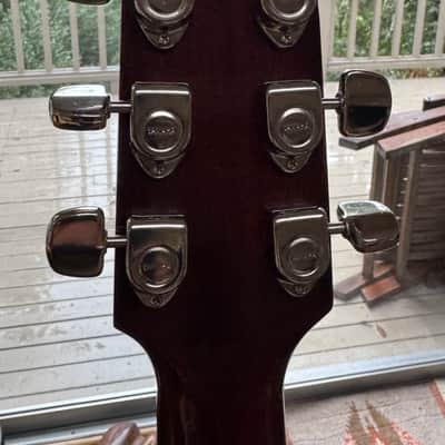 Yamaha FG-160 1974 with Vintage Folk Art Hard Shell Case image 11