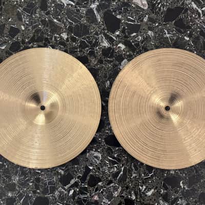 Rare Paiste 14" Twenty Series Hi-Hat Cymbals (Pair) Traditional image 2