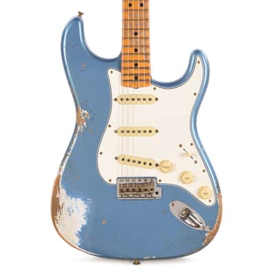 Fender Custom Shop Special Run 1969 Stratocaster Heavy Relic Aged Lake Placid Blue (Serial #R141120) image 2