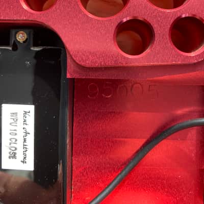 Abel Axe Anodized aluminum electric 1995 - Red anodized image 9