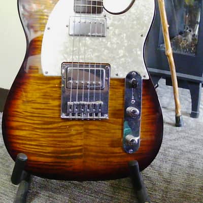 Michael Kelly 53DB with Rosewood Fretboard Dark Tiger Eye Locking Tuners image 5