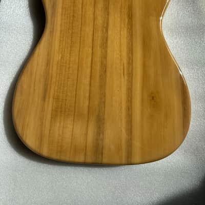 Unfinished Paulownia and Ash Wood Guitar Telecaster Tele Style Body image 2