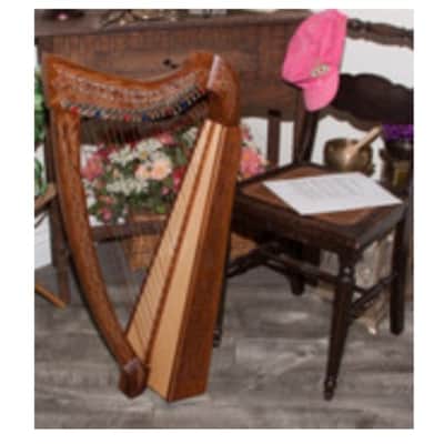 Roosebeck HTHAC-K | Heather Harp 22-String Chelby Levers Knotwork image 3