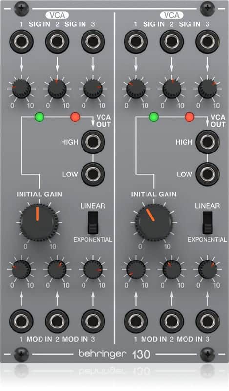 BEHRINGER 130 DUAL VCA MODULE : BRAND NEW :  [DETROIT MODULAR] image 1