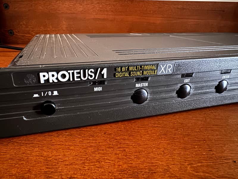 E-MU Systems Proteus/1 XR Rackmount 32-Voice Sampler Module 1989 - Black