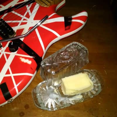 EVH's Butter Dish W/butter (Holy Grial, RARE, Scarce, Kramer, Lightwieght heavy quality) image 1