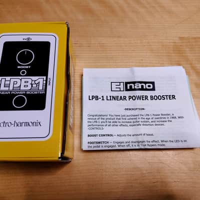 Electro-Harmonix LPB-1 Nano Linear Power Booster Preamp Boost Pedal image 10