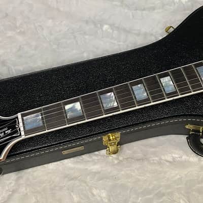 NEW! Gibson Dealer Select Custom Shop Les Paul Custom AAA Figured Flame Top - Transparent Black / Natural Back - Authorized Dealer - Curly Monster Flame! WOW! 8.9 lbs - G06798 image 10