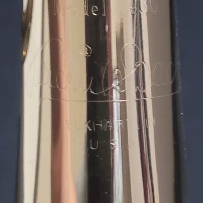Bach Stradivarius 43G Bell Trumpet, 2 Mouthpieces &2 handle hardwood case. - Clear Lacquer image 18
