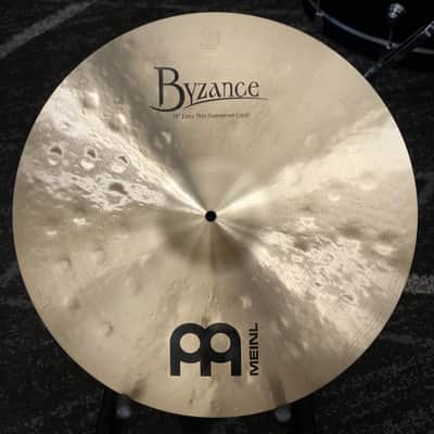 Meinl 19" Byzance Traditional Extra Thin Hammered Crash Cymbal - Traditional image 1